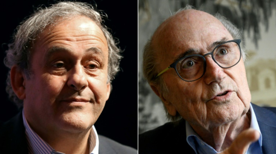 Accusés d'avoir escroqué la Fifa, Platini et Blatter comparaissent en appel