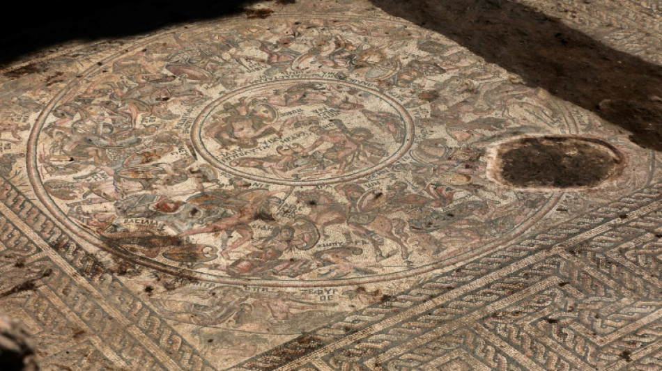 Descubren en Siria un excepcional mosaico romano del siglo IV