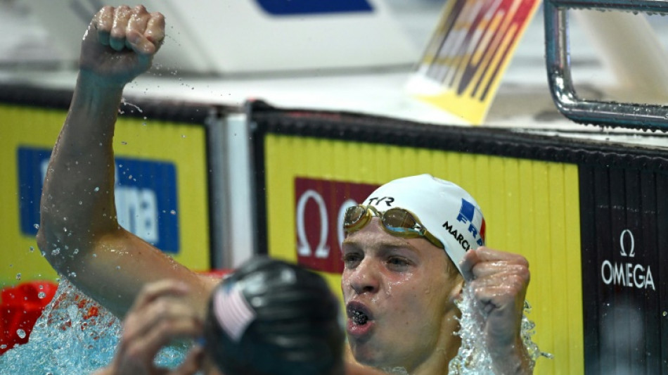 Natation: premier titre mondial et temps canon pour Léon Marchand sur 400 m 4 nages