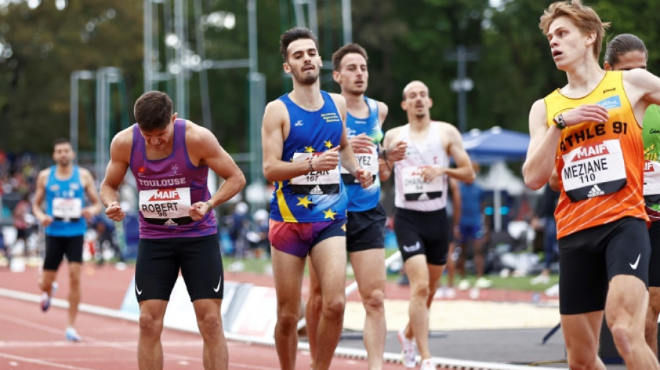 Athlétisme: Robert champion de France devant Tual et Bosse sur 800 m