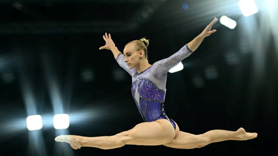 Italy's D'Amato wins Paris balance beam gold, Biles fifth after fall