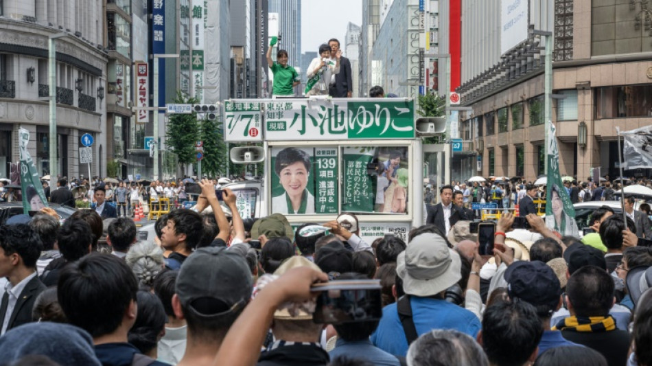 Women fight Tokyo election in male-dominated Japan