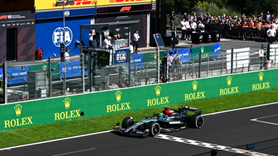 Russell wins Belgian Grand Prix in Mercedes 1-2 