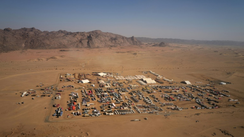 The nomadic mini-city behind the Dakar Rally