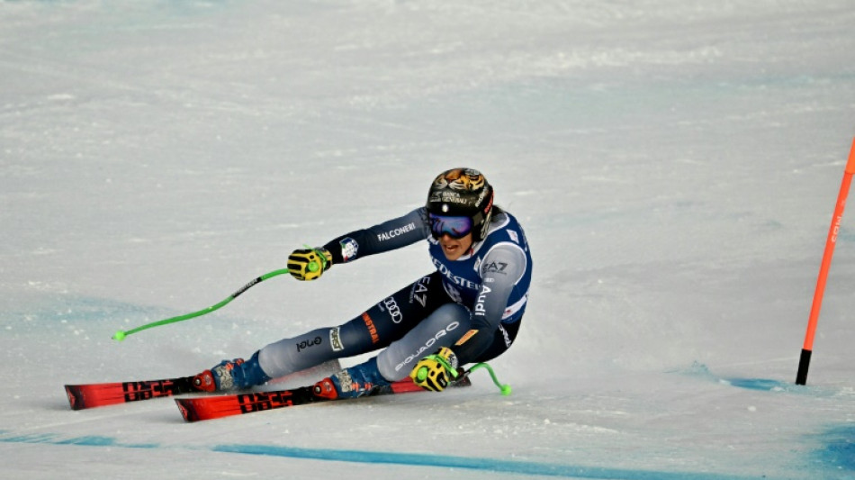 Shiffrin misses out as Brignone dominates super-G in Val d'Isere