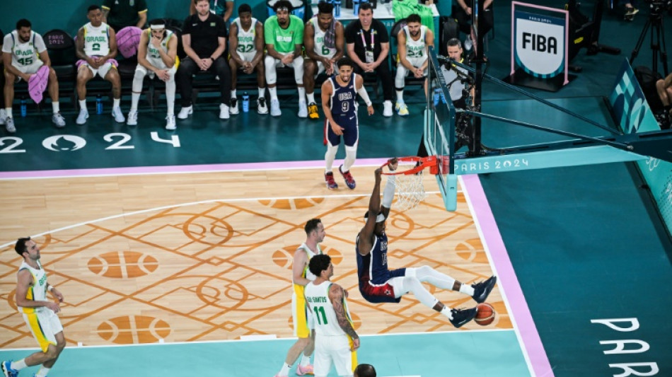 USA crush Brazil to set Olympic basketball semi-final with Serbia