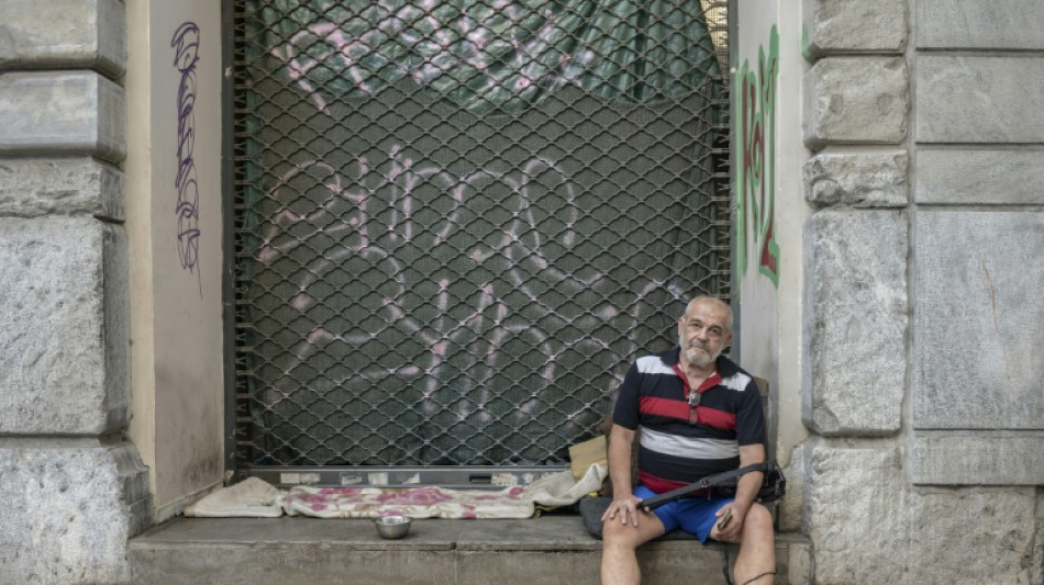 Dans les rues d'Athènes, les sans-abri, "les plus vulnérables" à la chaleur