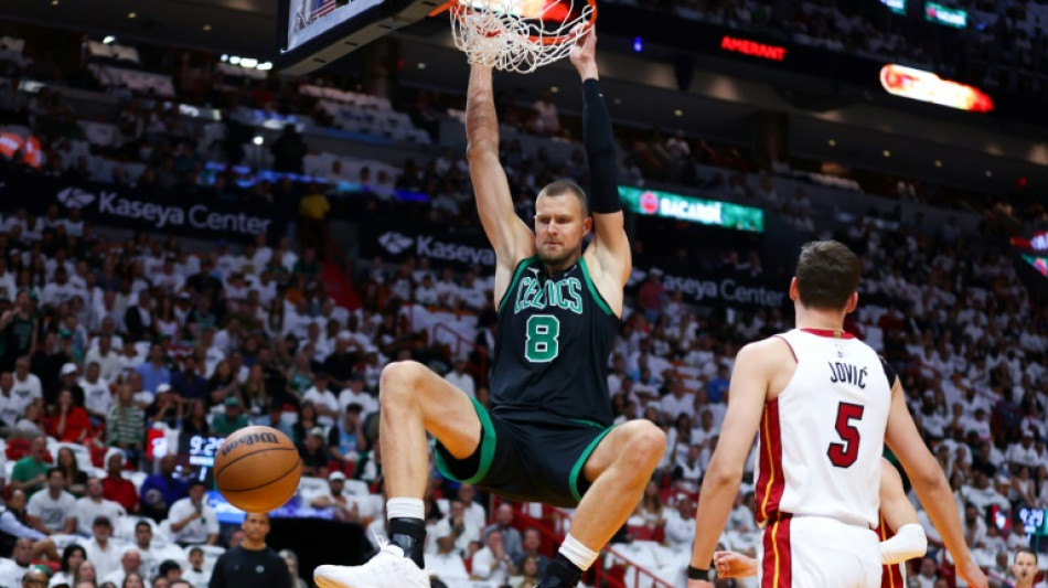 NBA Celtics center Porzingis to miss game five against Heat