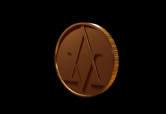 AU coin back