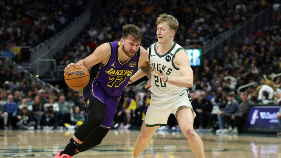 Doncic drops 45 but Lakers pounded in Bucks loss