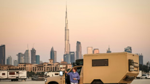 Dubai dwellers take desert camping to skyscraper city