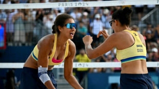 Brazilians smash beach volleyball opponents in Olympic march