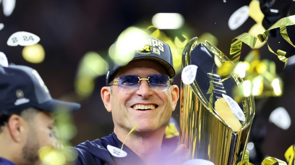 Chargers hire Jim Harbaugh after college triumph