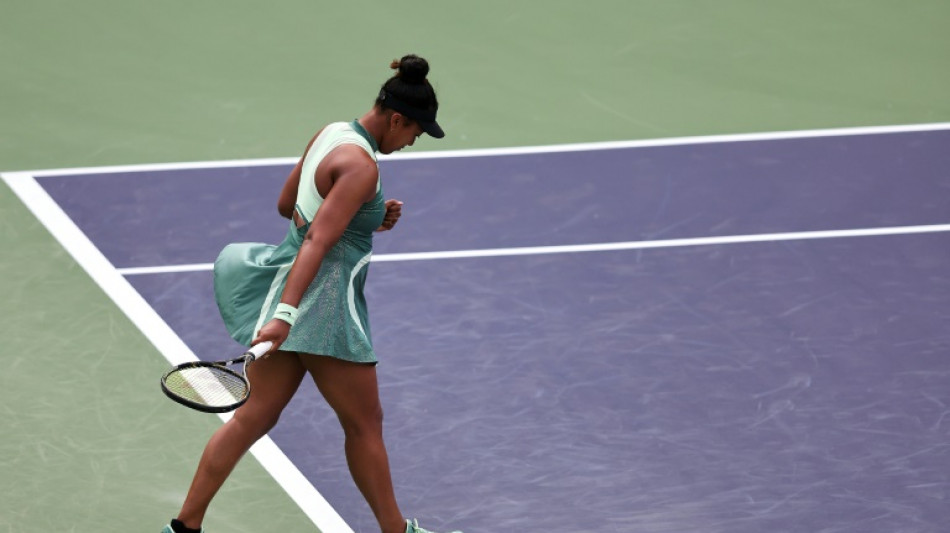 Osaka off the mark at Indian Wells