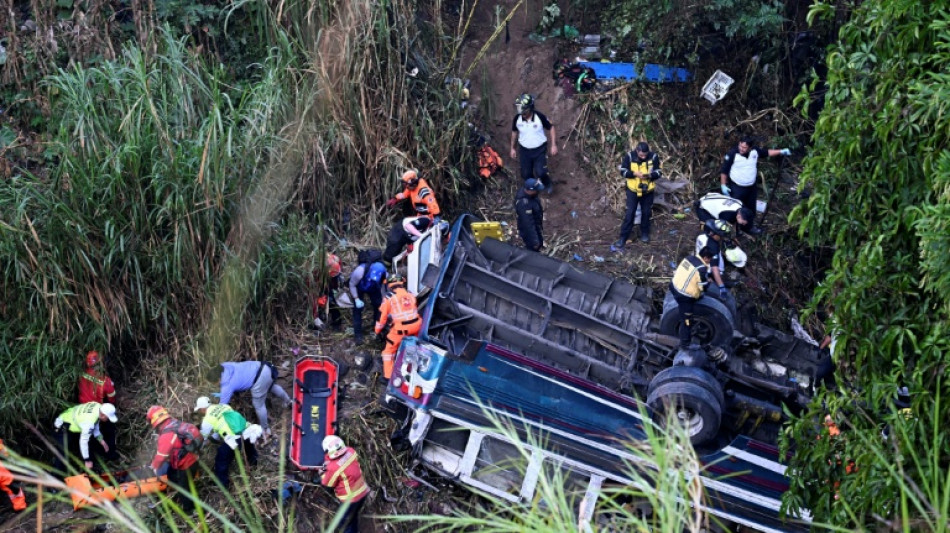 At least 51 dead after Guatemala bus plunges into ravine