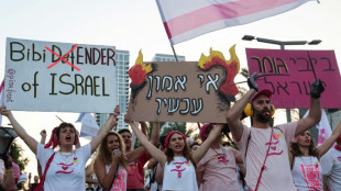 Waving flags, tens of thousands rally against Israeli govt