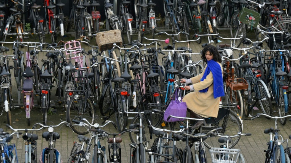 Amsterdam unveils its largest bike garage. It's underwater