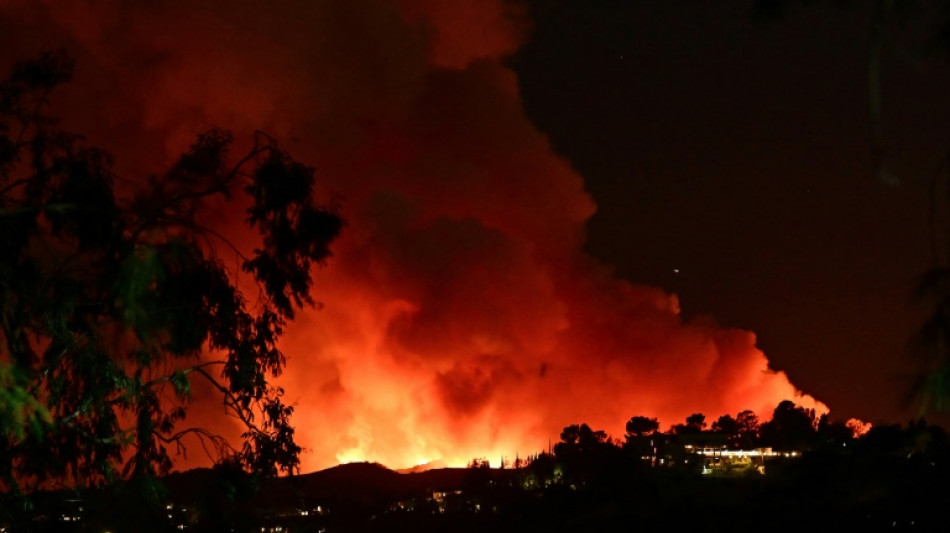 'Dangerous and strong' winds threaten to spread LA inferno