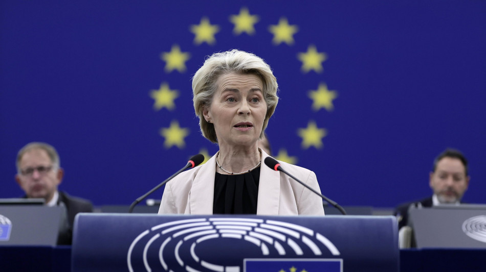 Von der Leyen, 'l'Ue con i georgiani, la porta resta aperta'