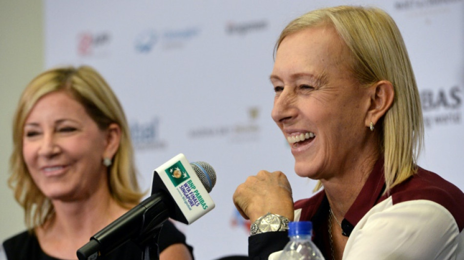 Evert and Navratilova decry Saudi bid to host WTA Finals