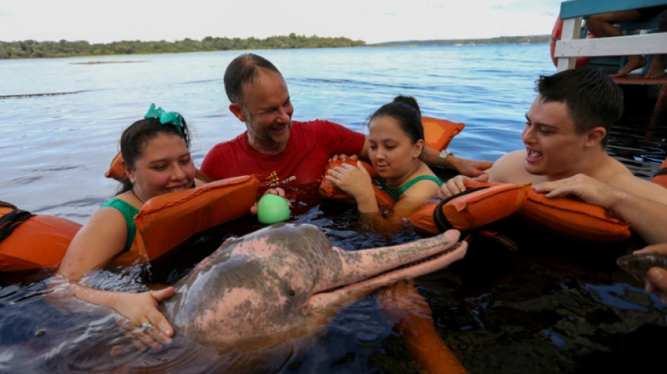 In Brazil's Amazon, dolphin therapy aids people with disabilities