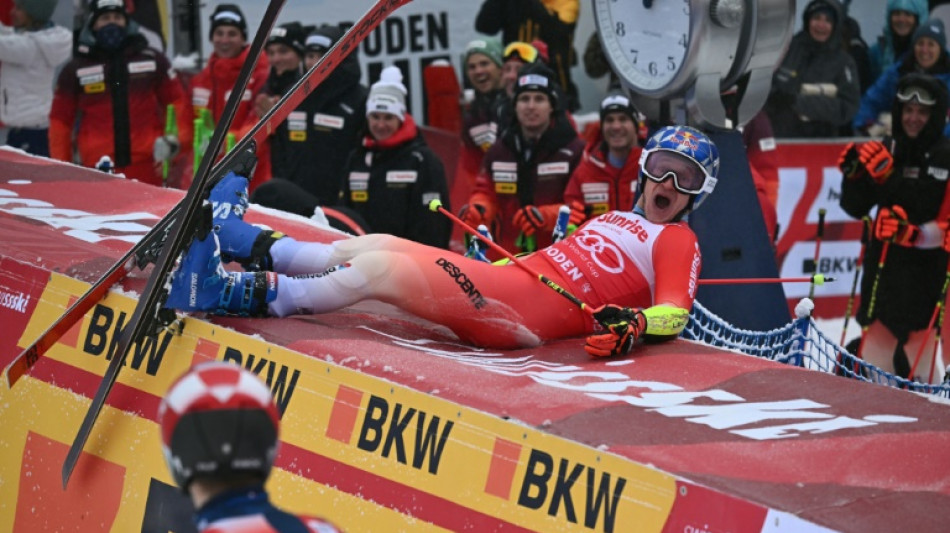 Odermatt keeps up winning streak in giant slalom at Adelboden