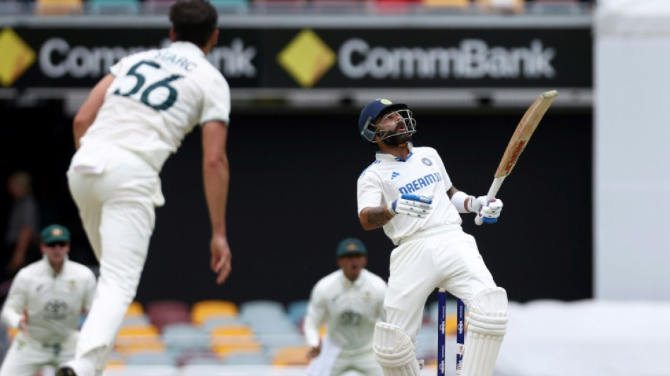 India staggering at 22-3 in rain-hit third Australia Test