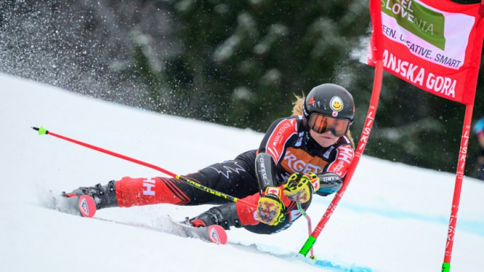 Canada's Grenier upsets stars in Slovenian giant slalom