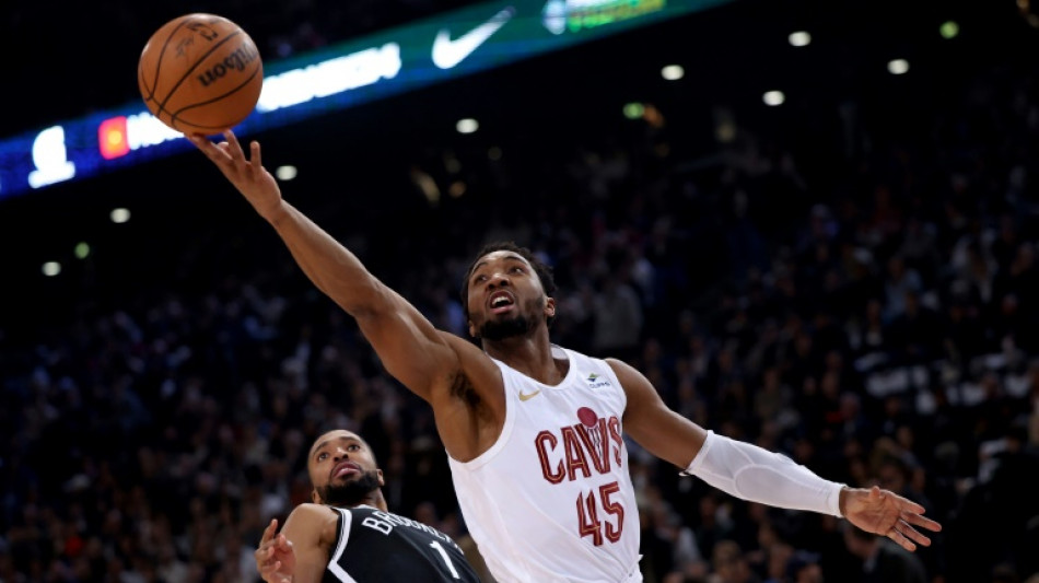 Mitchell's 45 points power NBA Cavs over Nets in Paris