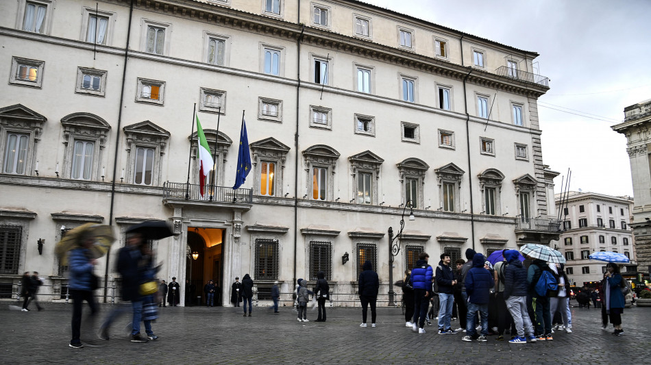 Riunione della Cabina di regia sul Pnrr a Palazzo Chigi