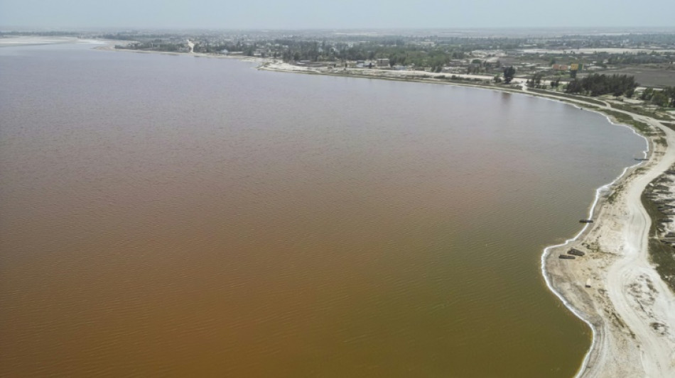 Back in the pink: Senegal salt lake gets its colour back