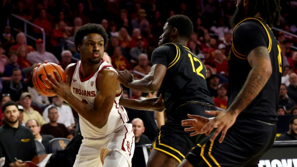 LeBron's son Bronny James makes collegiate hoops debut after cardiac arrest