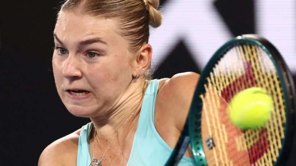 Timofeeva stuns 10th seed Haddad Maia in seven-year first at Australian Open 