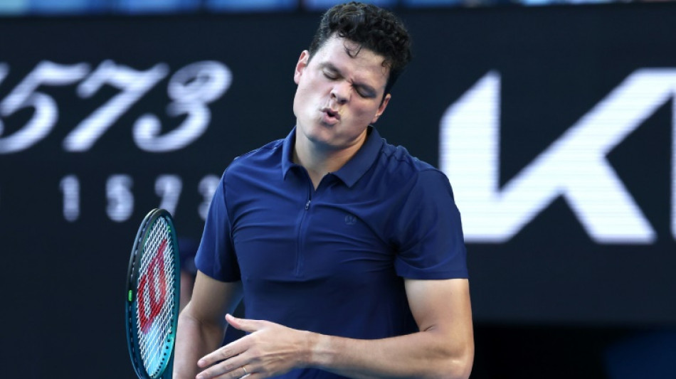 Raonic retires to put De Minaur through at Australian Open  