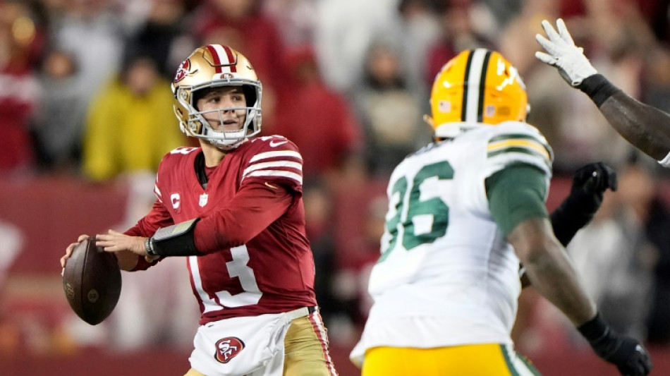 Purdy leads 49ers past Packers, Ravens down Texans