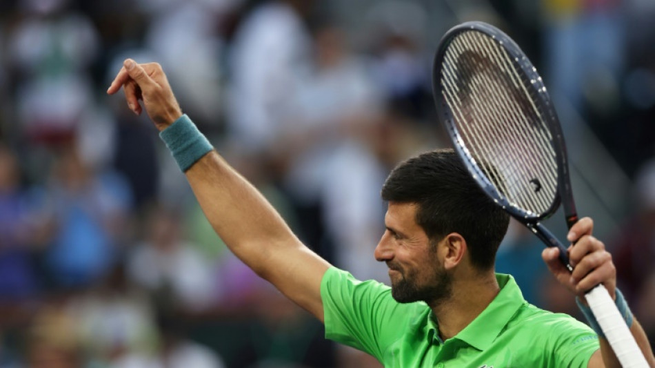 Djokovic claws out win in return to Indian Wells