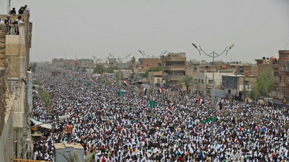 Sadr supporters mass in Iraq prayer rally amid political deadlock