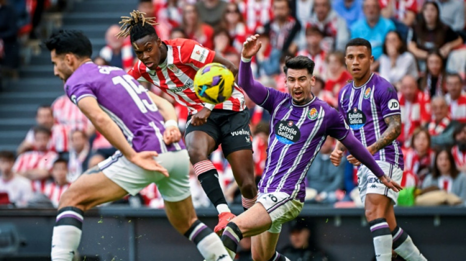 Athletic Bilbao crush Valladolid to maintain top four pace