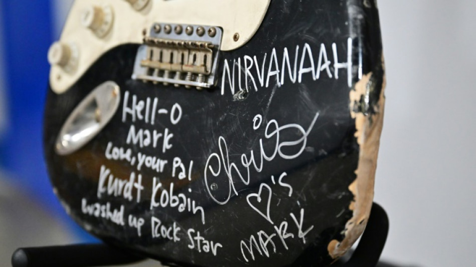 Sells like teen spirit? Cobain guitar up for auction