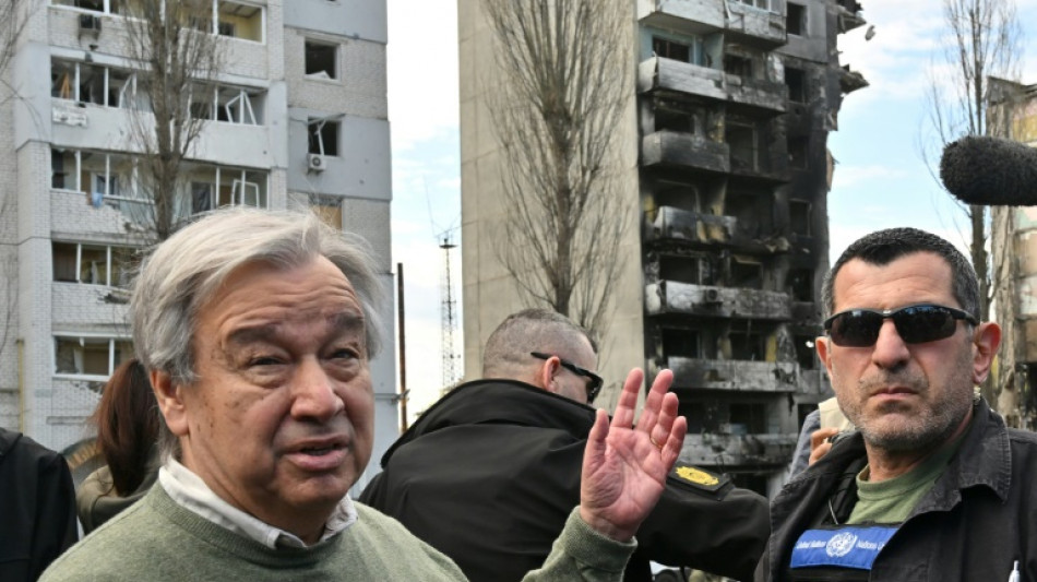 Guterres fordert bei Besuch in Butscha von Moskau Zusammenarbeit mit Strafgerichtshof