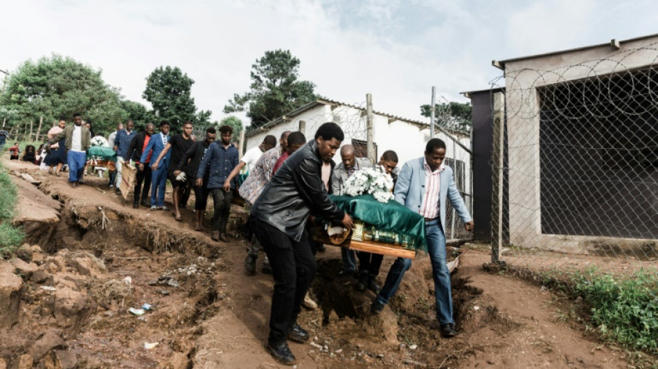 'Fresh wound': S.Africa flood survivors bury loved ones