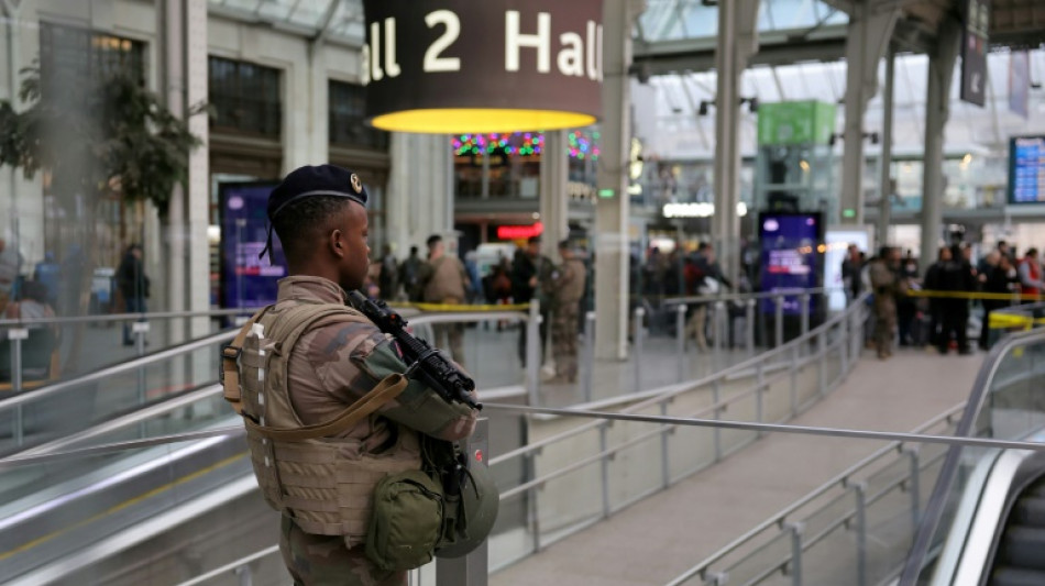 Knife attacker wounds three at major Paris train station