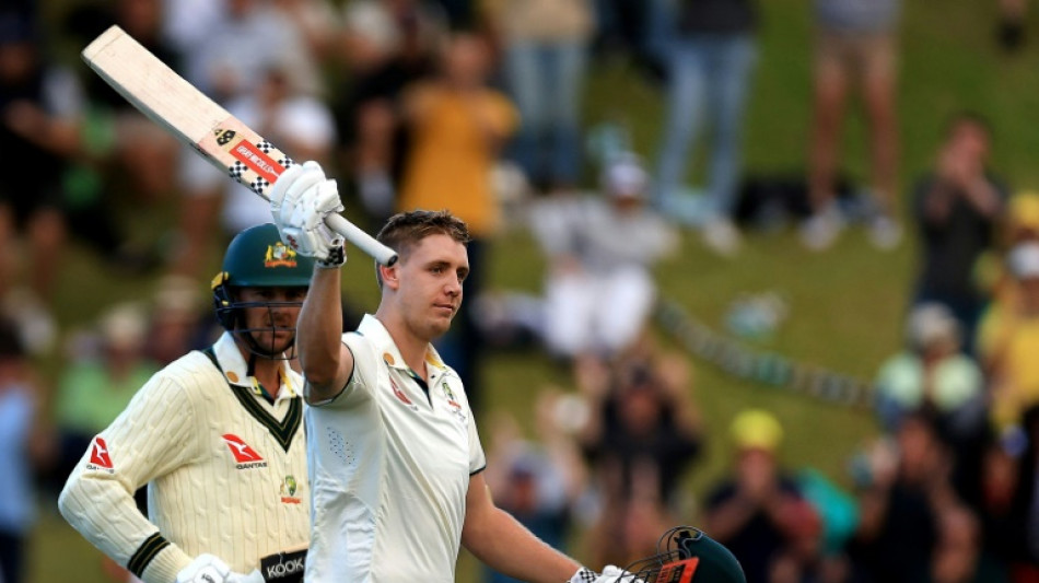 Green century steers Australia to 279-9 in first New Zealand Test