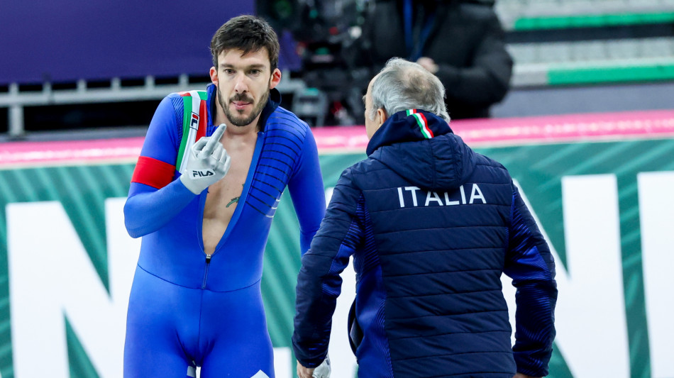 Ghiaccio: mondiali velocità; Ghiotto oro, Lollobrigida bronzo