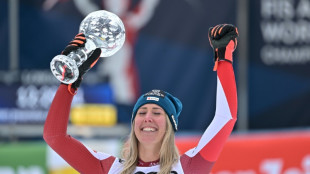 Huetter denies Gut-Behrami in thrilling World Cup downhill finale