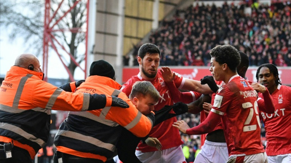 Fan arrested after attack on Forest players