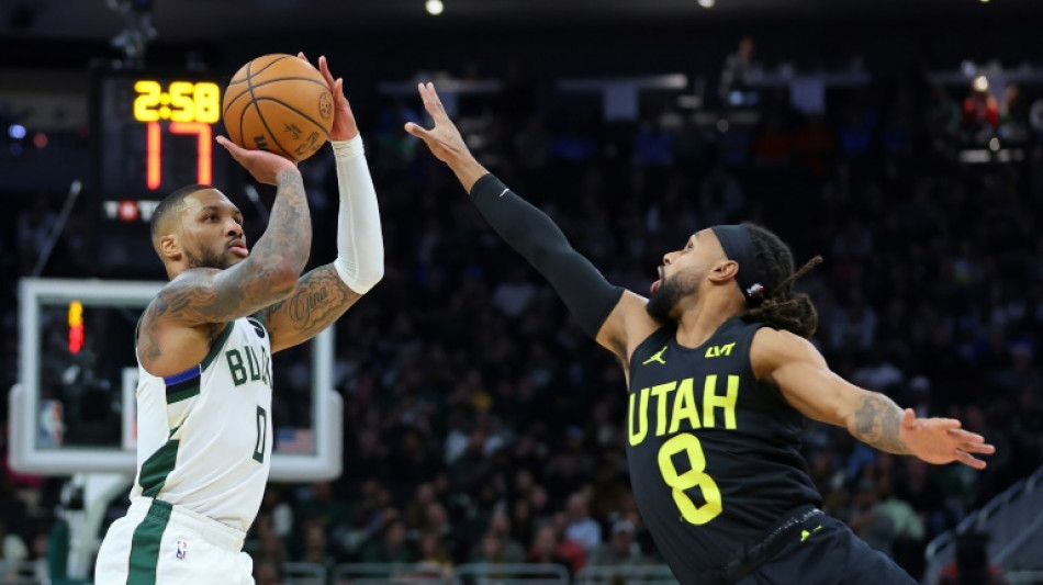 NBA: Lillard relance les Bucks, Wembanyama discret