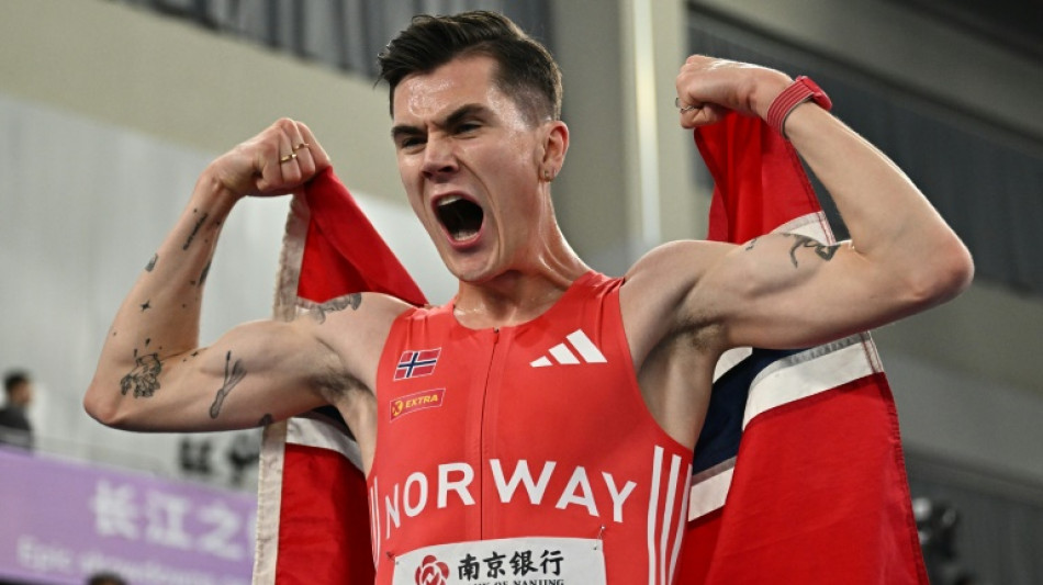 Ingebrigtsen at the double as Charlton shines at world indoors